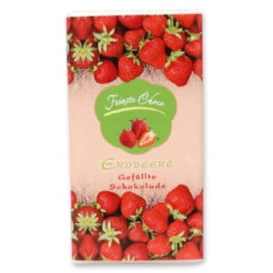 Chocolina Gefüllte Schokolade Erdbeere