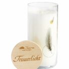 Allgäuer Heilkräuterkerze Trauerlicht Feder