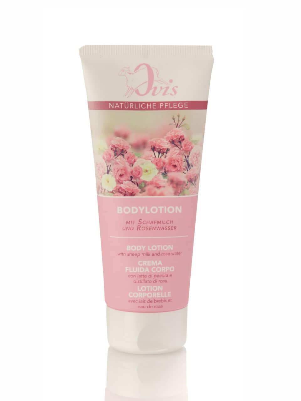 Ovis Bodylotion mit Schafmilch Rosenwasser Ovis Bodylotion mit Schafmilch Rosenwasser
