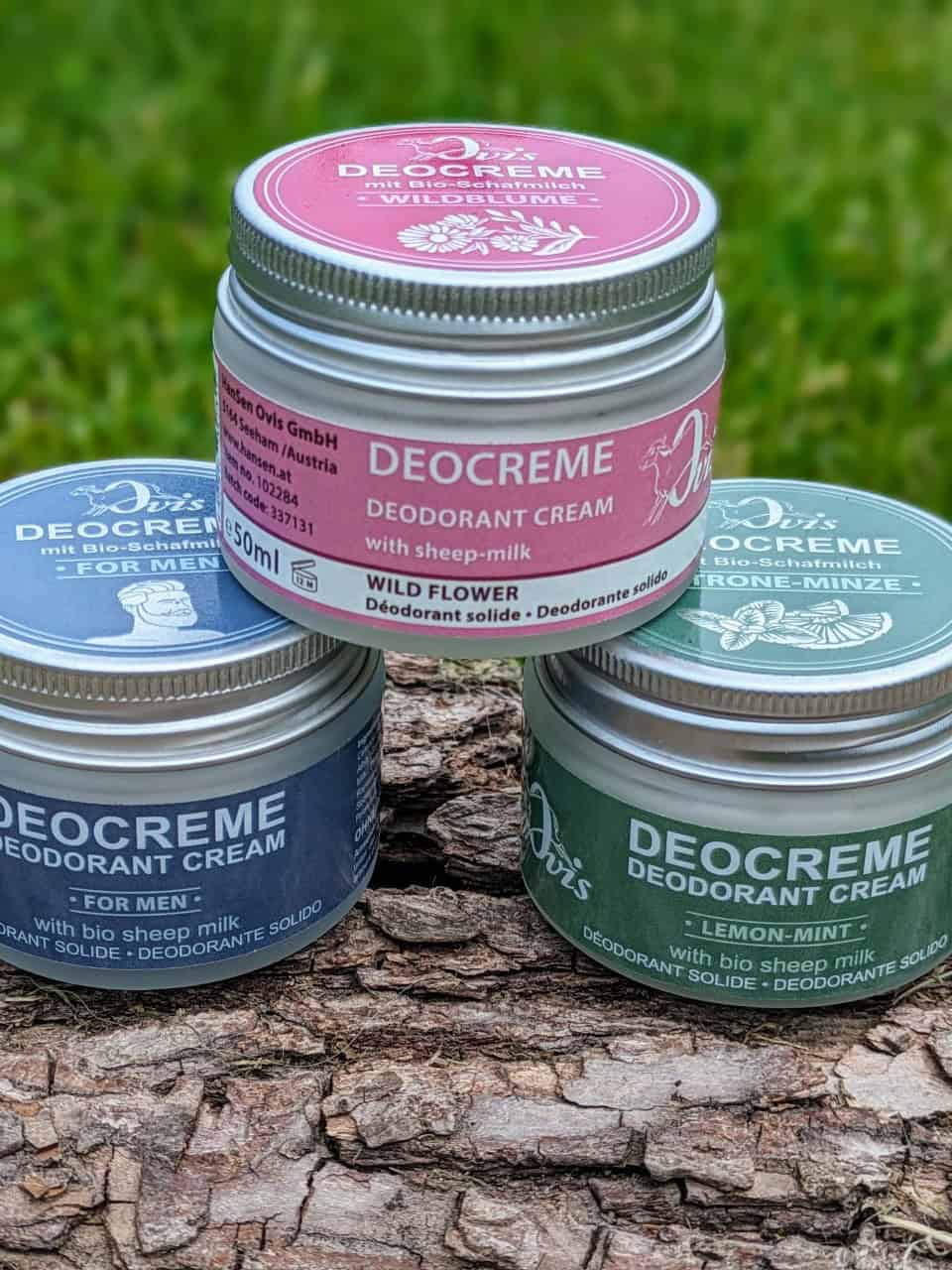 Ovis Deocreme verschiedene Sorten Ovis Deocreme verschiedene Sorten