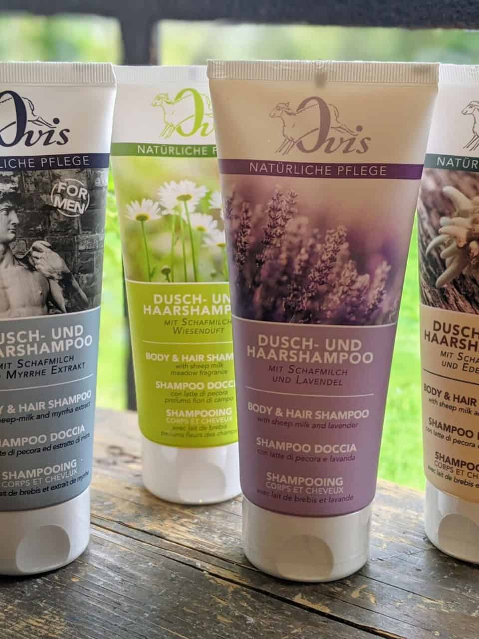 Ovis Dusch- und Haarshampoo verschiedene Sorten Ovis Dusch- und Haarshampoo verschiedene Sorten