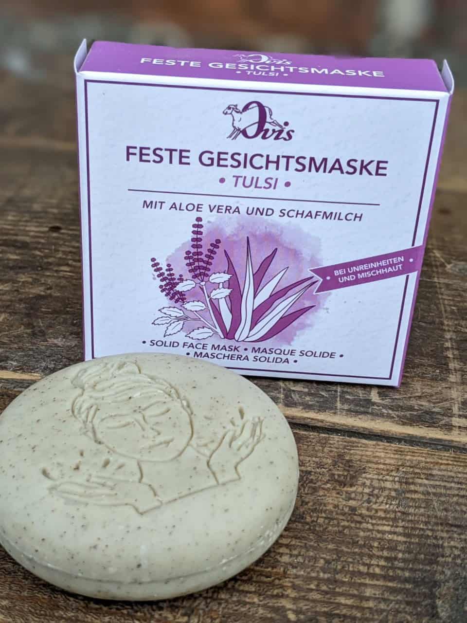 Feste Gesichtsmaske Tulsi von Ovis Feste Gesichtsmaske Tulsi von Ovis