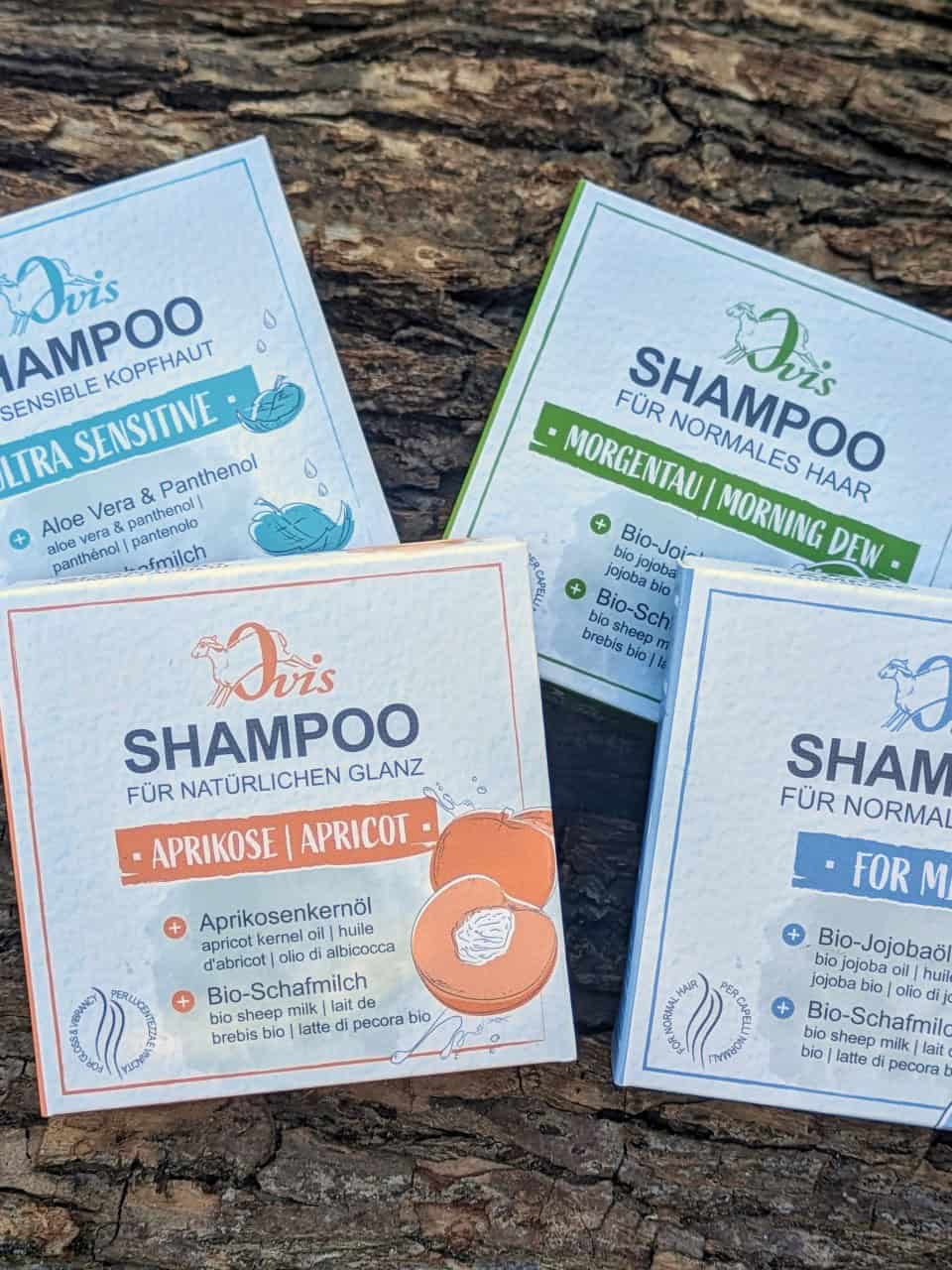 Ovis festes Shampoo verschiedene Sorten Ovis festes Shampoo verschiedene Sorten