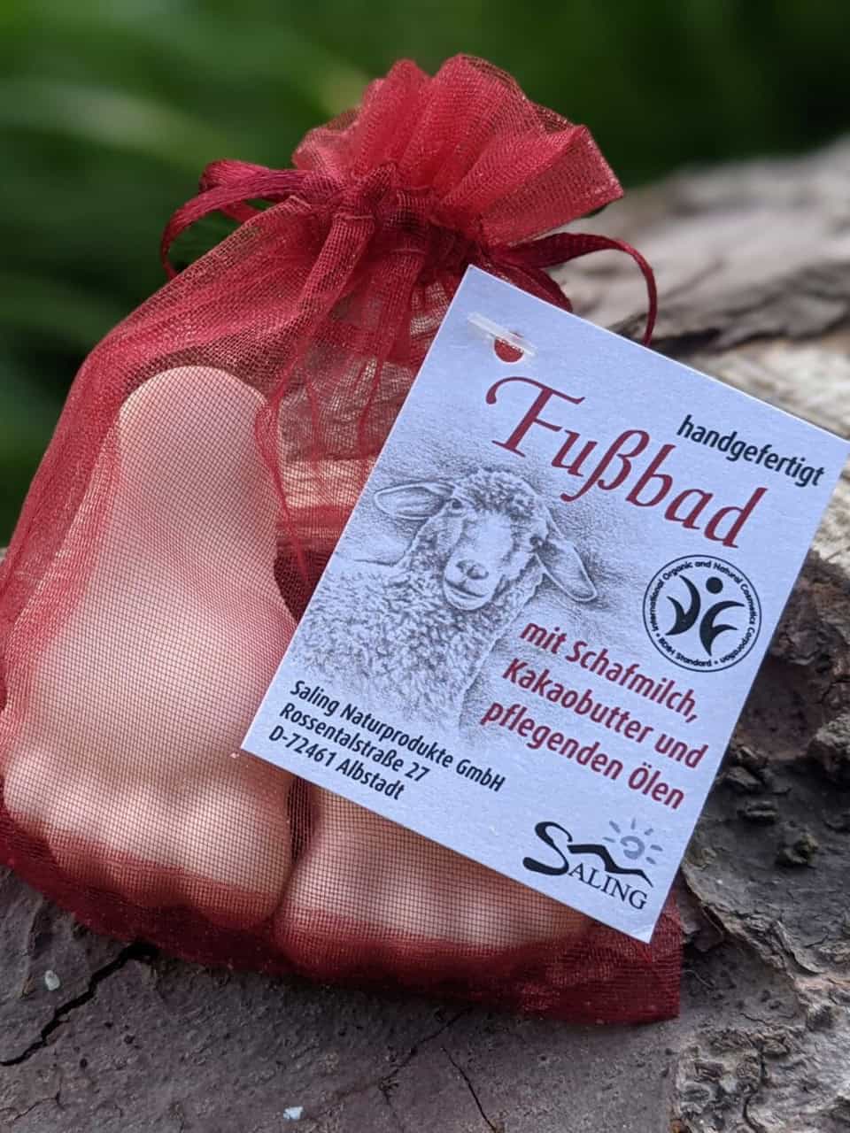 Saling Fußbad mit Schafmilch Saling Fußbad mit Schafmilch