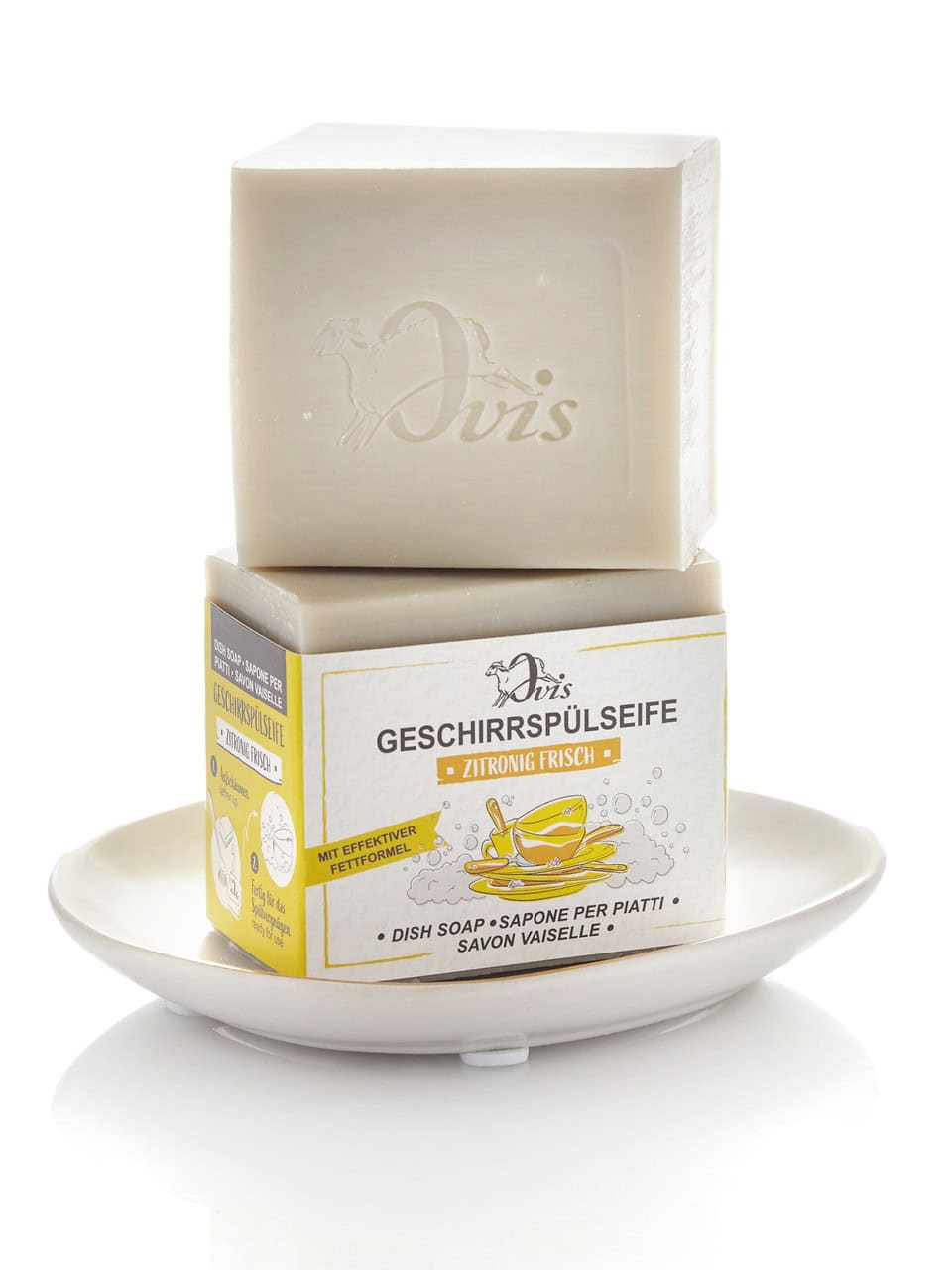 Ovis Geschirrspülseife zitronig frisch Ovis Geschirrspülseife zitronig frisch