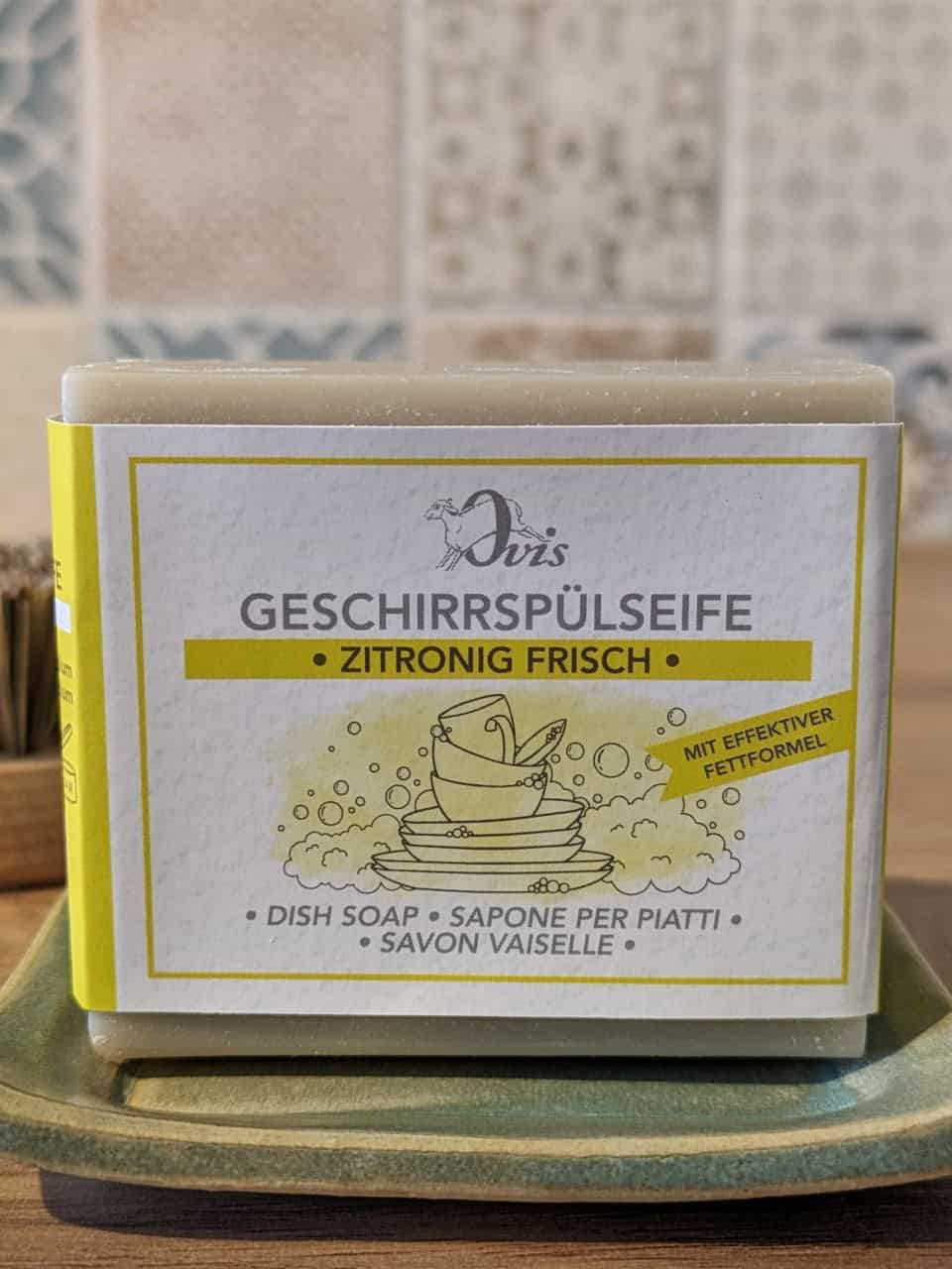 Ovis Geschirrspülseife zitronig frisch Ovis Geschirrspülseife zitronig frisch