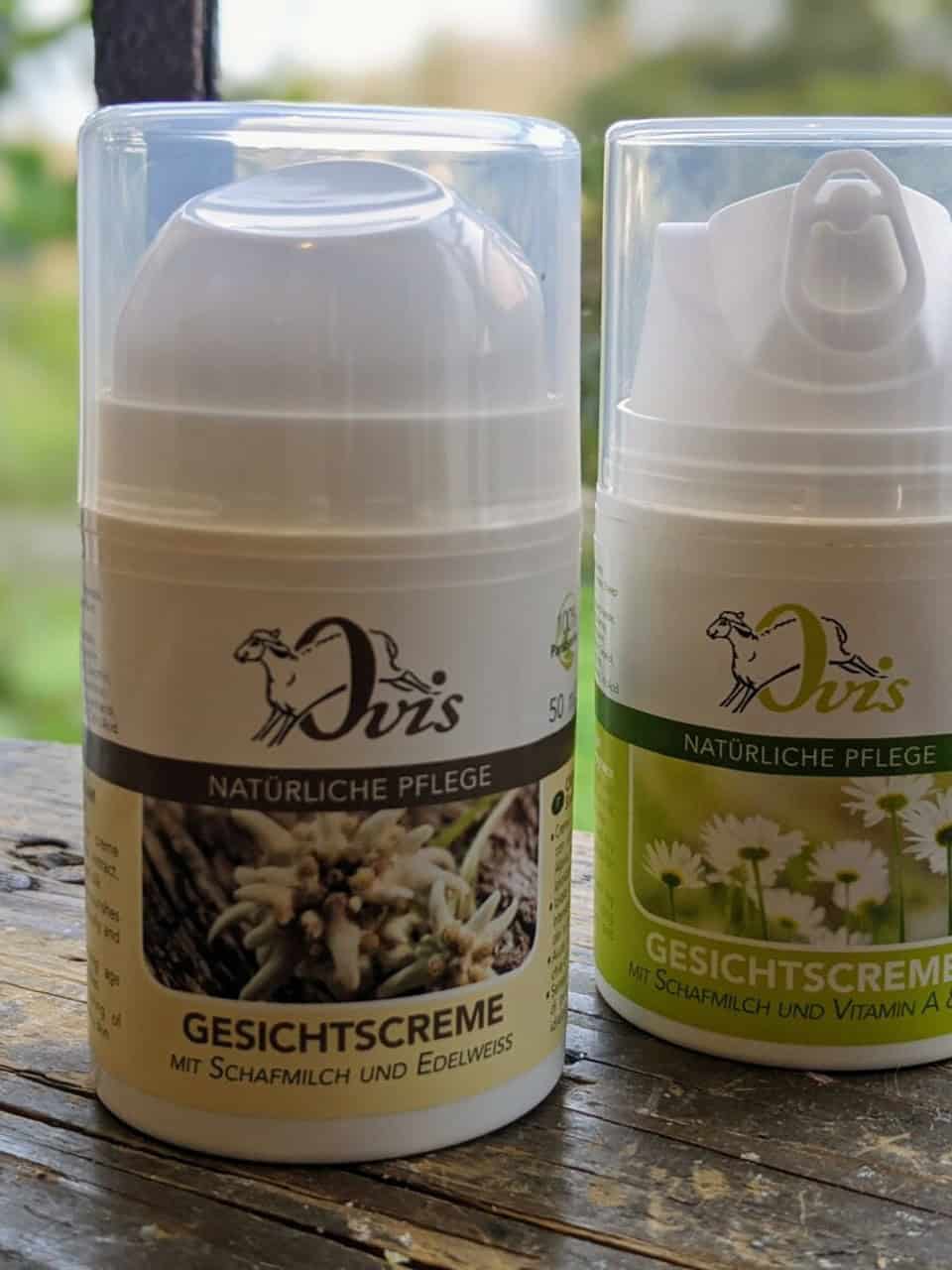 Ovis Gesichtscreme verschiedene Sorten Ovis Gesichtscreme verschiedene Sorten