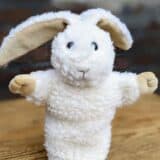 Handpuppe Hase von vorne