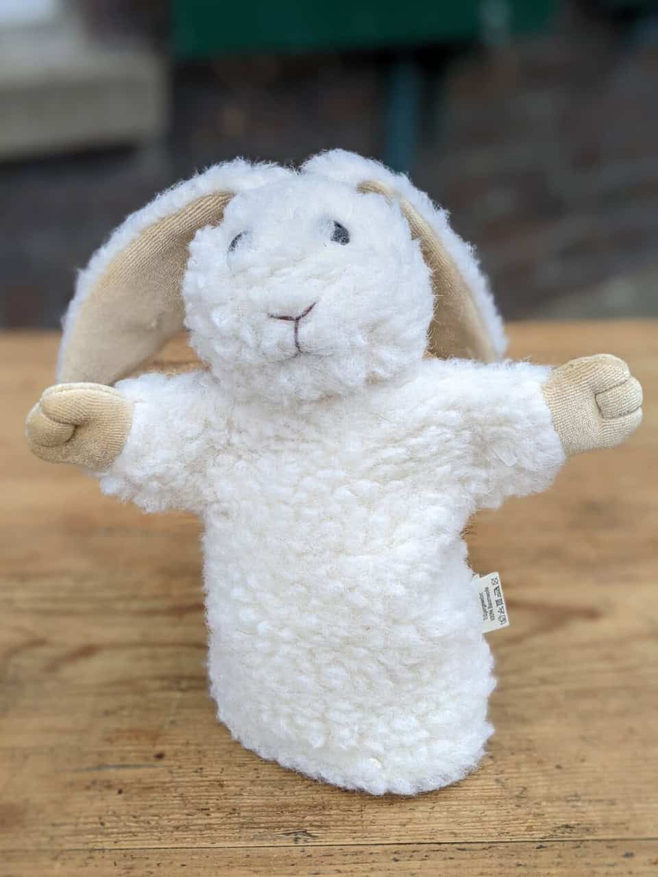 Handpuppe Hase von vorne Handpuppe Hase von vorne
