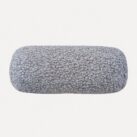 Knie- und Nackenrolle Wollflor grau