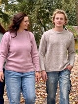 Leichter Pullover aus Merinowolle Gruppenbild