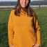 Damenpullover aus Wolle gelb