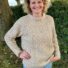 Pullover mit Strickmuster aus Wolle beige