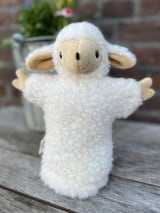 Schaf Handpuppe von vorne