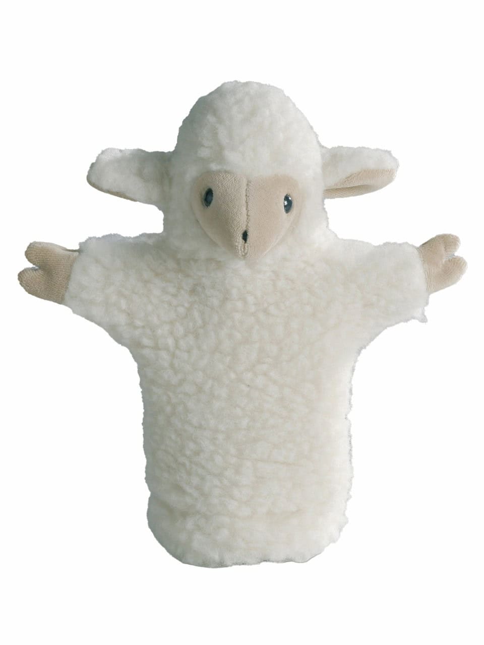 Schaf Handpuppe von vorne Schaf Handpuppe von vorne