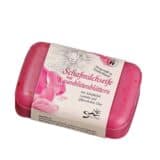 Saling Schafmilchseife eckig mit Lanolin Rosenblüten