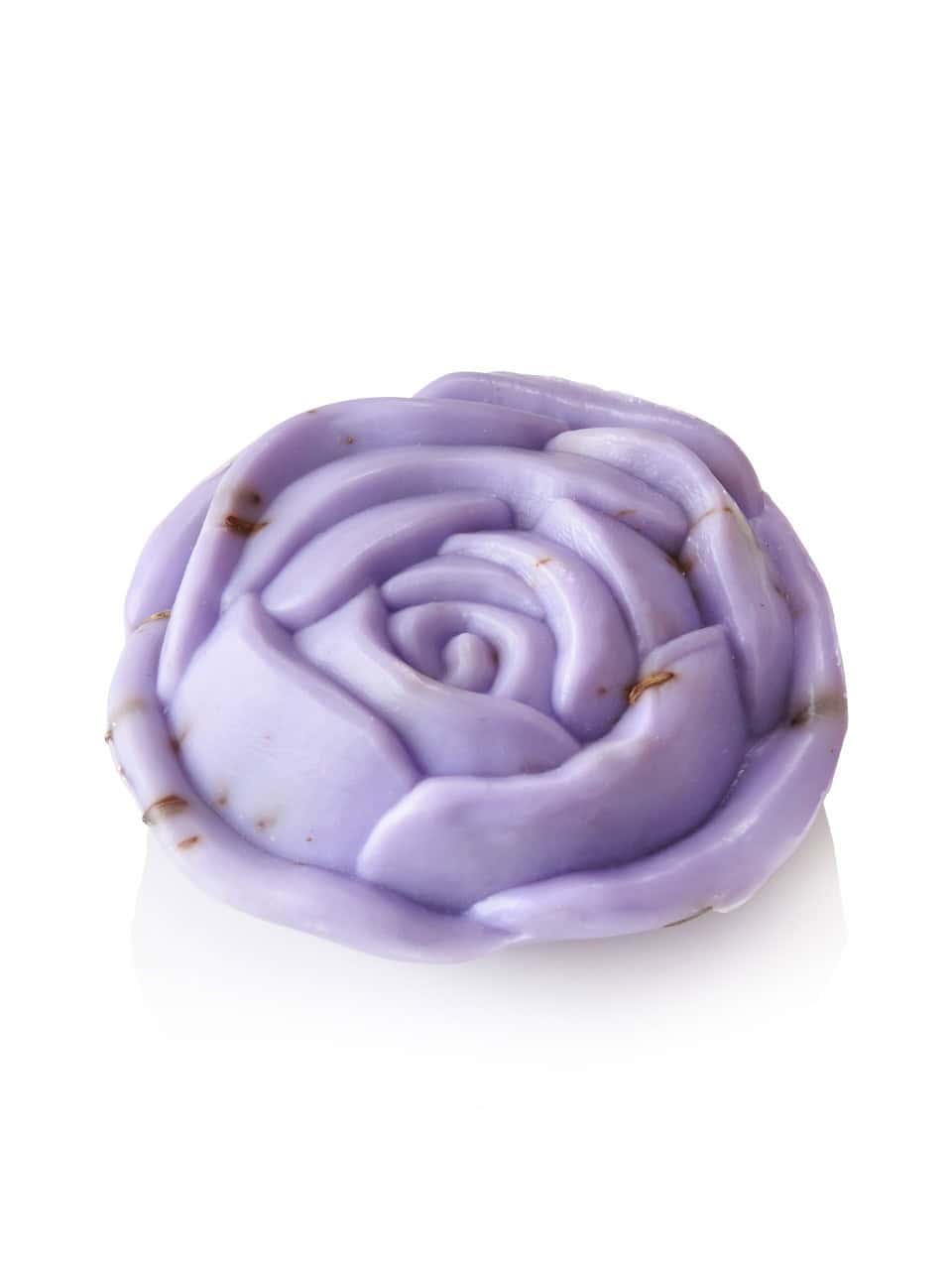 Ovis Schafmilchseife Rosenform Lavendel Ovis Schafmilchseife Rosenform Lavendel
