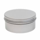 Seifendosen aus Aluminium mit Abtropfschale rund