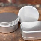 Seifendosen aus Aluminium mit Abtropfschale Variantenfoto
