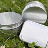Seifendosen aus Aluminium mit Abtropfschale Variantenfoto