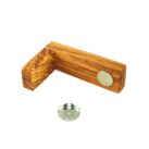 Seifenhalter mit Magnet aus Olivenholz