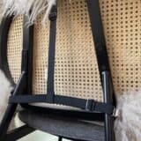 Verstellbarer Fellhalter schwarz