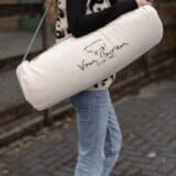Yogamatte aus Schaffell Tasche
