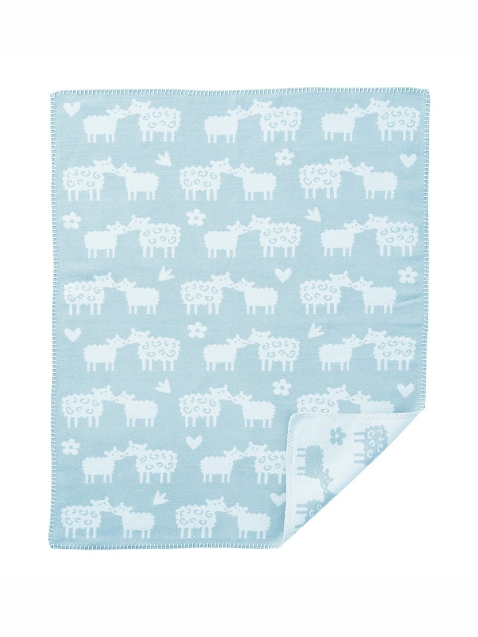 Babydecke Bää von Klippan blau Babydecke Bää von Klippan blau