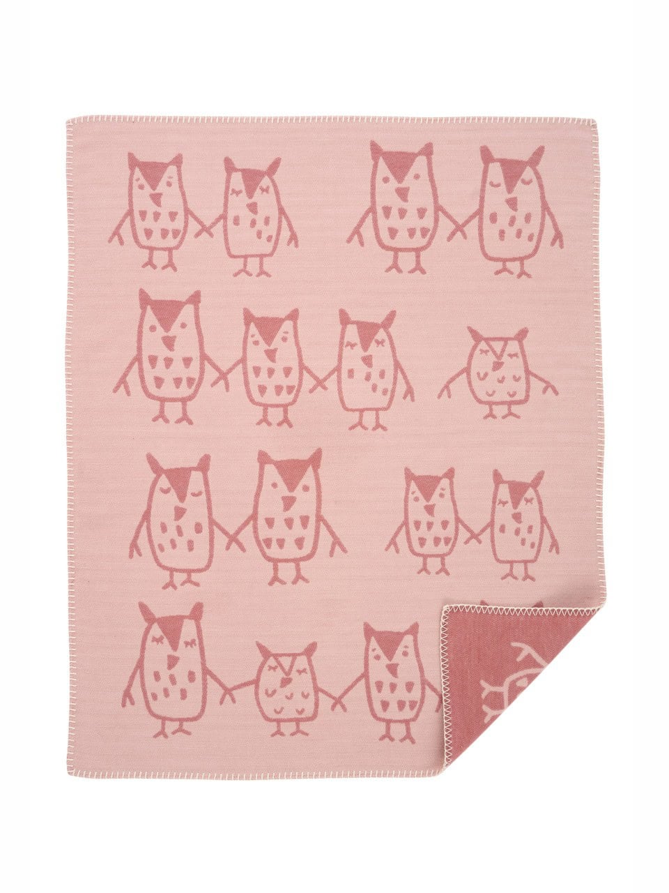 Babydecke Klippan hand in hand rosa Babydecke Klippan hand in hand rosa