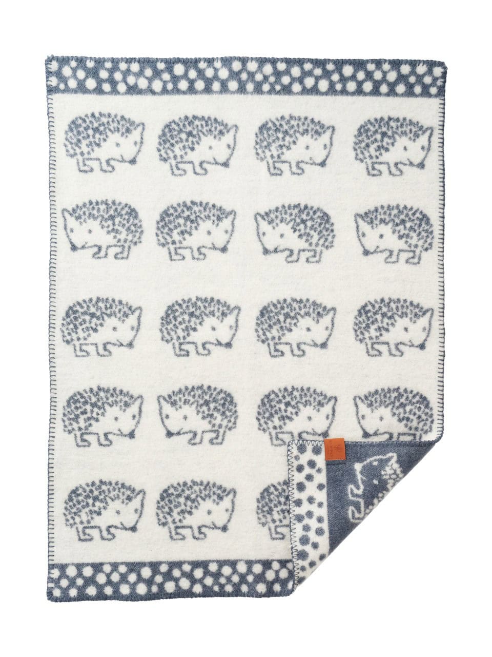 Babydecke Hedgehog von Klippan blau Babydecke Hedgehog von Klippan blau