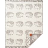 Babydecke Hedgehog von Klippan grau