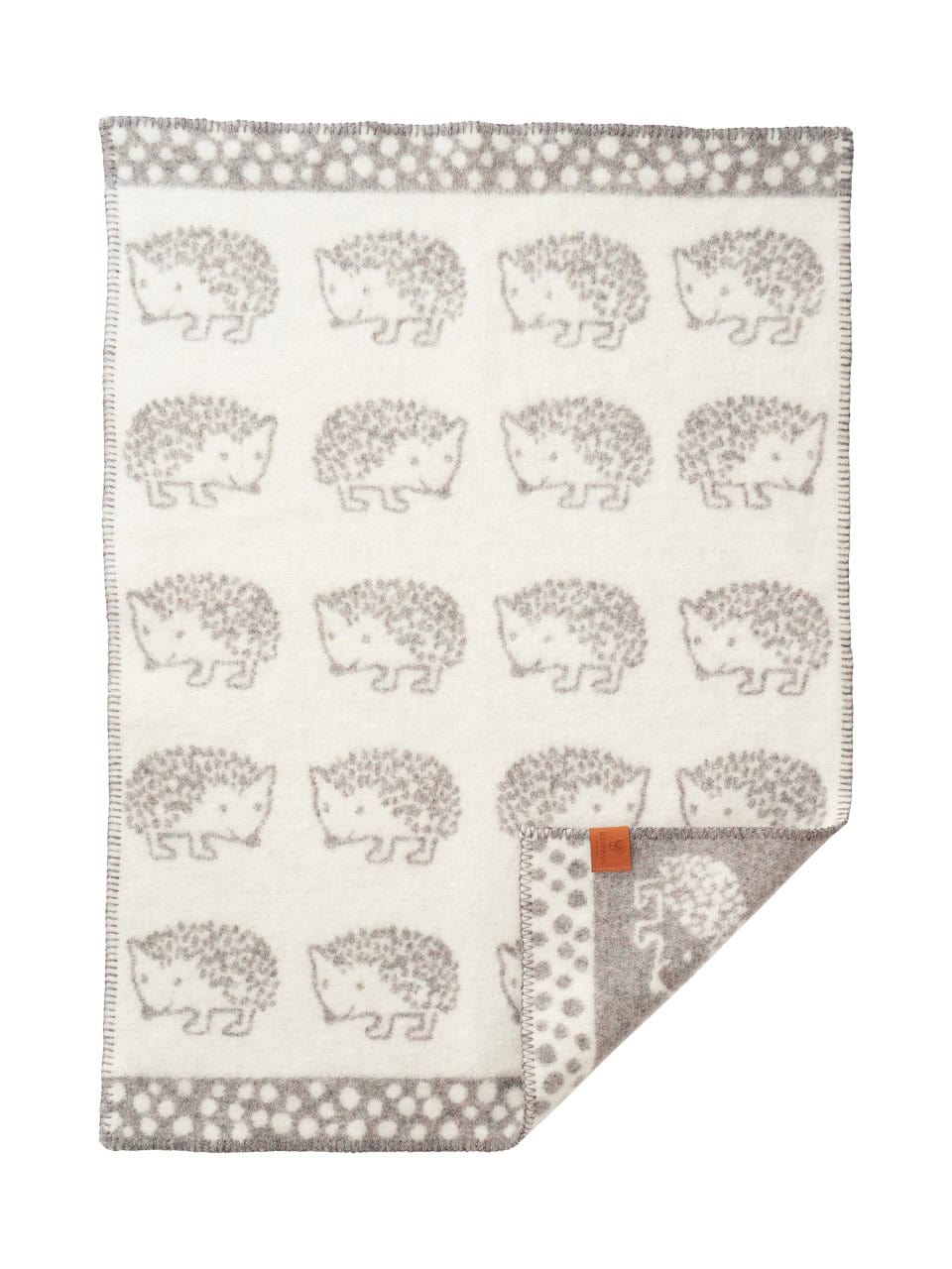 Babydecke Hedgehog von Klippan grau Babydecke Hedgehog von Klippan grau