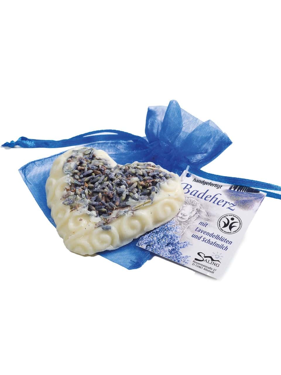 Badeherz Lavendel mit Schafmilch Badeherz Lavendel mit Schafmilch