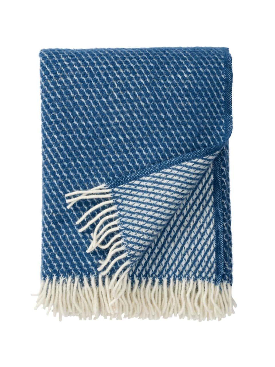 Wolldecke Velvet von Klippan blau Wolldecke Velvet von Klippan blau