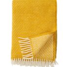 Wolldecke Velvet von Klippan gelb