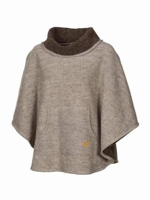 Wollponcho Ivanhoe Damen beige Wollponcho Ivanhoe Damen beige