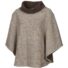 Wollponcho Ivanhoe Damen beige