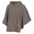 Wollponcho Ivanhoe Damen hellbraun