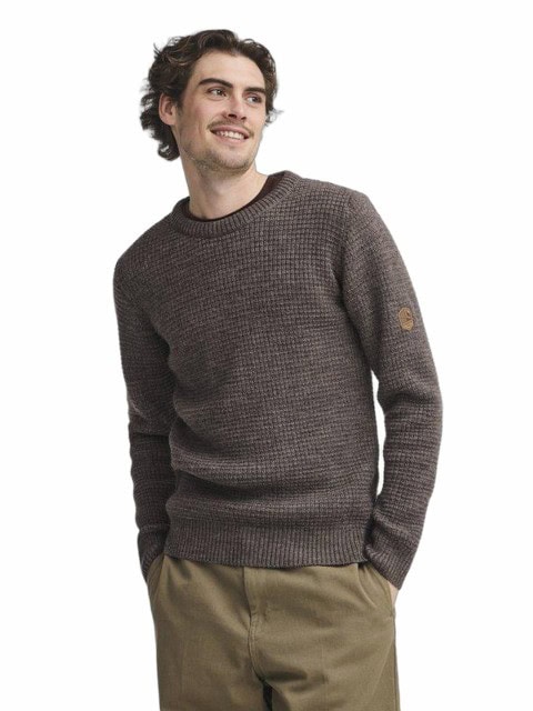 Wollpullover Ivanhoe Herren hellbraun Wollpullover Ivanhoe Herren hellbraun