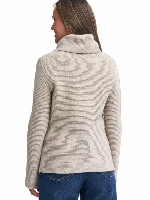 Wollpullover mit Rollkragen Ivanhoe Damen natur